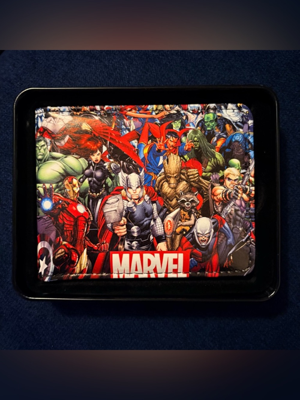 Buckle-Down Marvel Universe Heroes & Villains Bifold Wallet. New With Tags